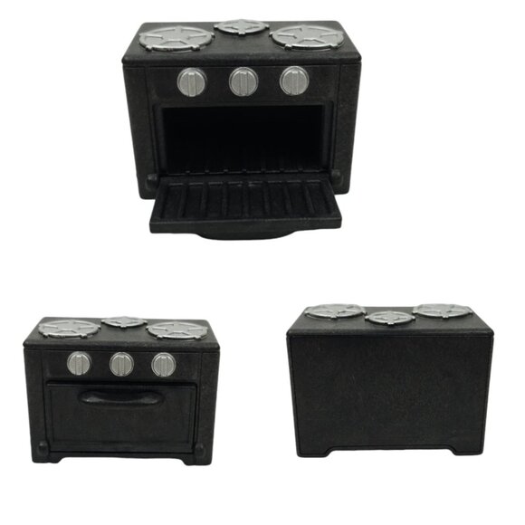 Epoch Calico Critters Sylvanian Families Stove Oven Desk Bed Upright Piano Lot - Picture 8 of 12